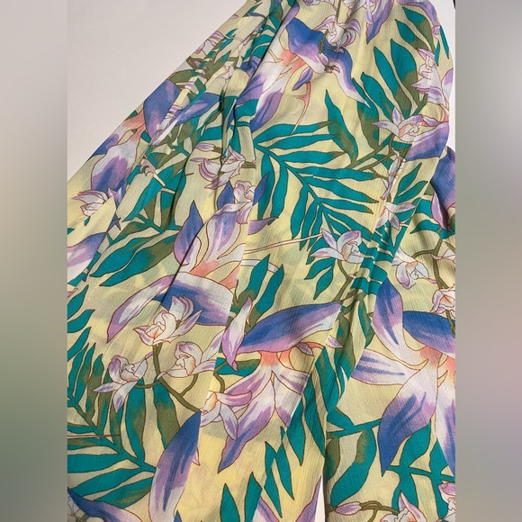 Billabong Split Spirit Floral Pants-L - Picture 6 of 6